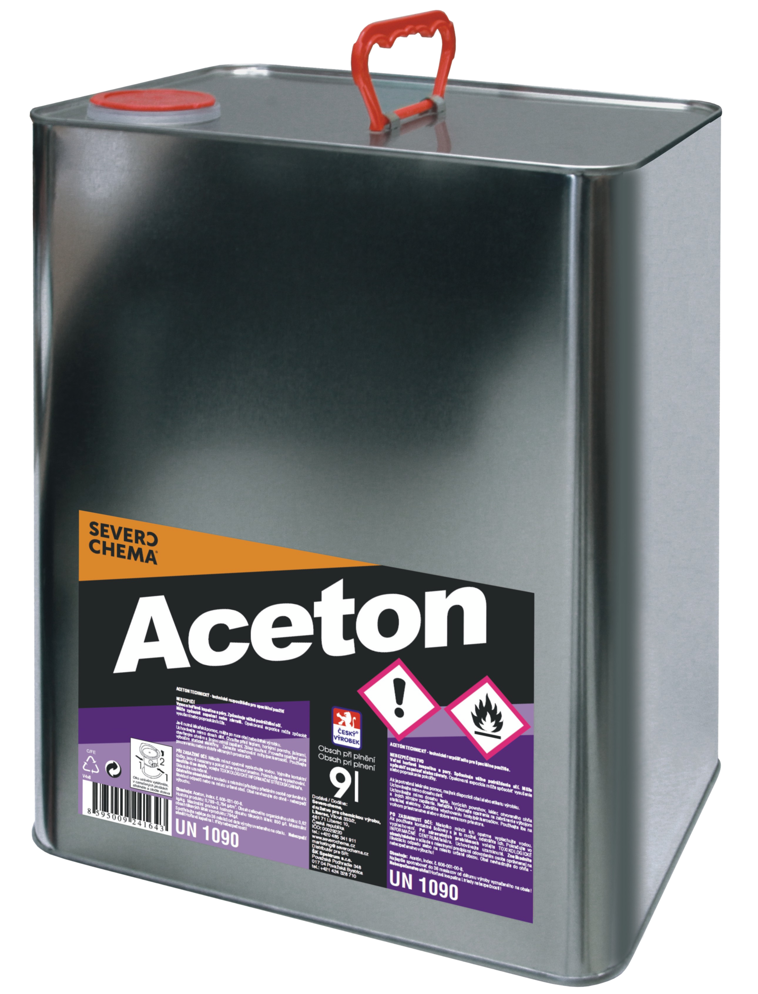 Aceton, 9l plech
