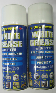Bílá vazelína s PTFE, 400ml sprej