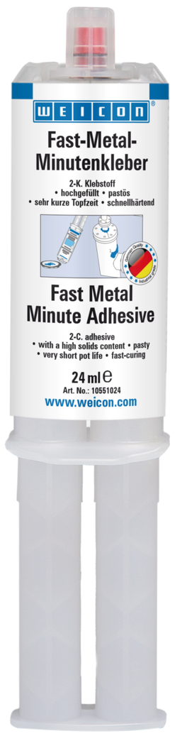 Weicon-Epoxidový minutový kov, 24ml - s vysokým obsahem pevných částic, pasta