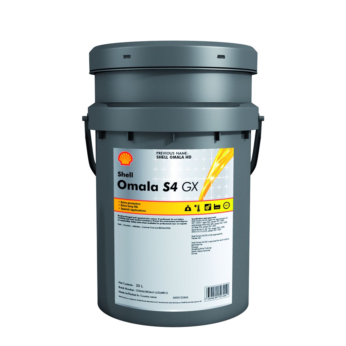 Shell OMALA S4 GXV 150, 20l kbelík - syntetický PAO