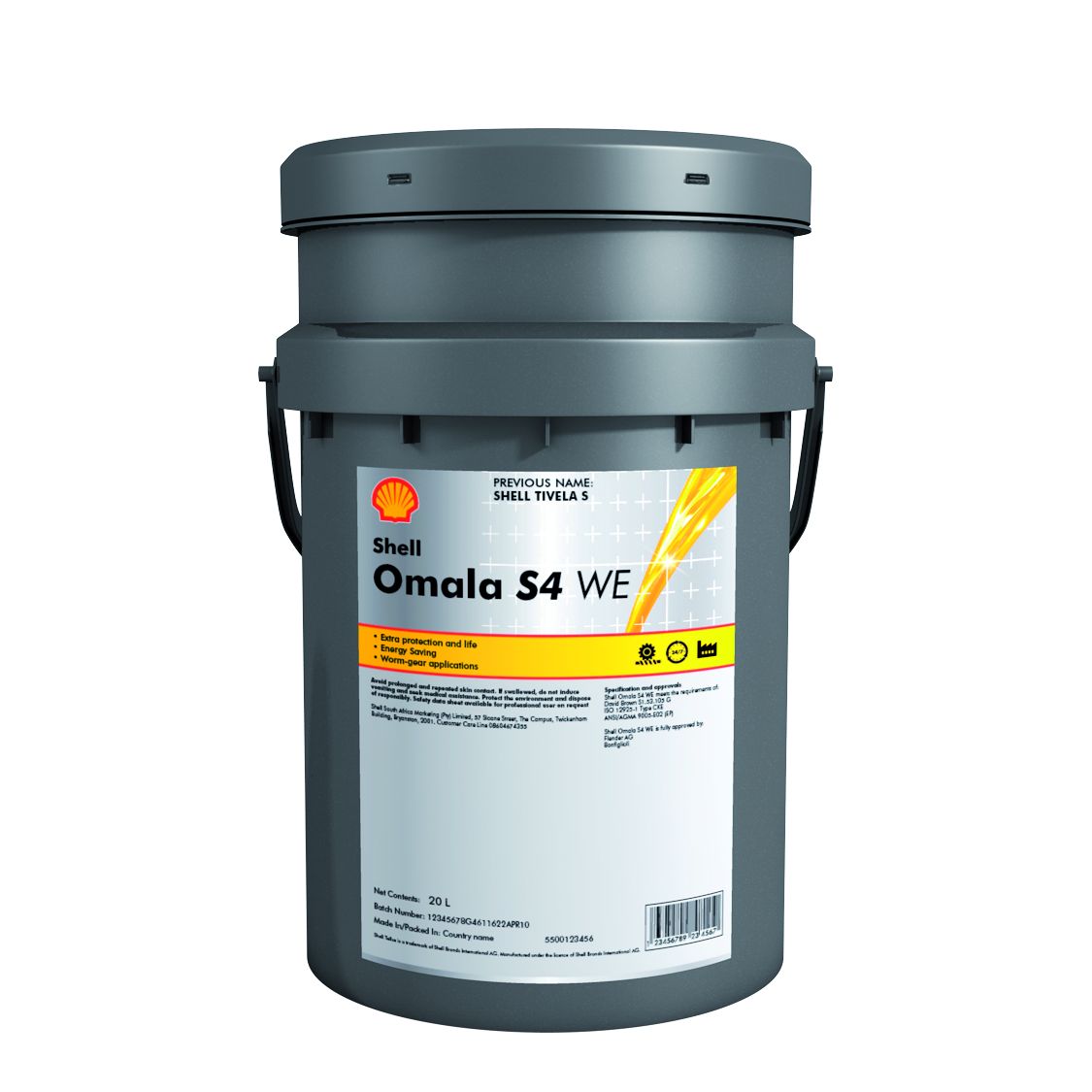 Shell OMALA S4 WE 460, 20l kbelík - syntetický PAG