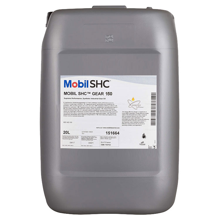 Mobil SHC Gear 150, 20l kanystr - syntetický PAO