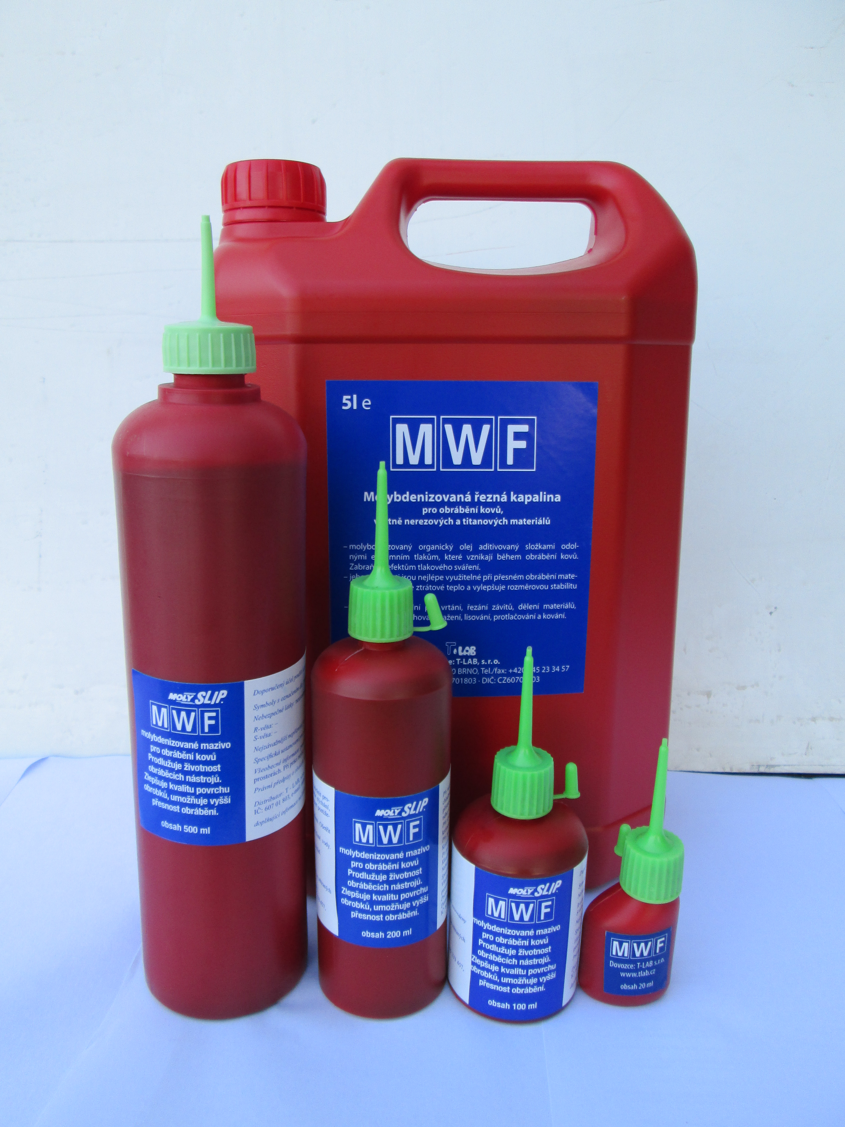 Molyslip MWF, kapalina pro obrábění kovů