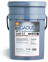 Shell GADUS S5 V42P 2.5, 18kg kbelík