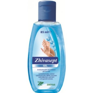 Zhivasept gel k suchému mytí i chirurgické dezinfekci rukou 85 ml